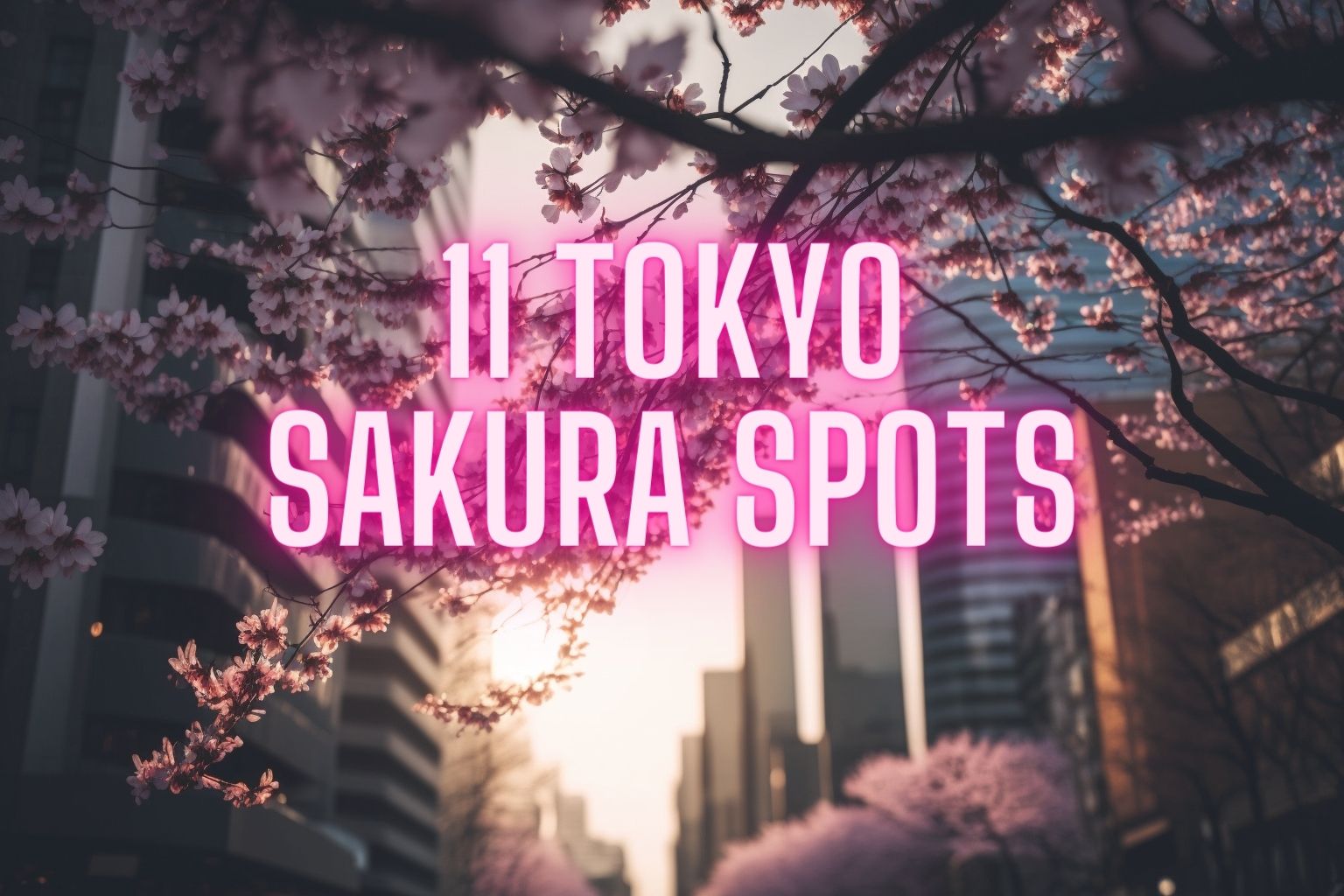 11 Best Places to See Sakura Blossoms in Tokyo - Google Maps Locations
