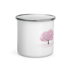 💮 Sakura Tree Enamel Mug